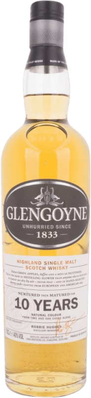 42,95 € | 威士忌单一麦芽威士忌 Glengoyne 英国 10 岁 70 cl