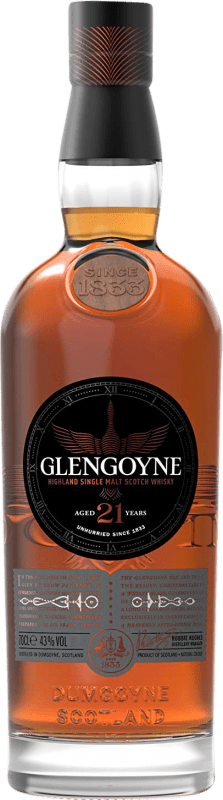 153,95 € | 威士忌单一麦芽威士忌 Glengoyne 英国 21 岁 70 cl