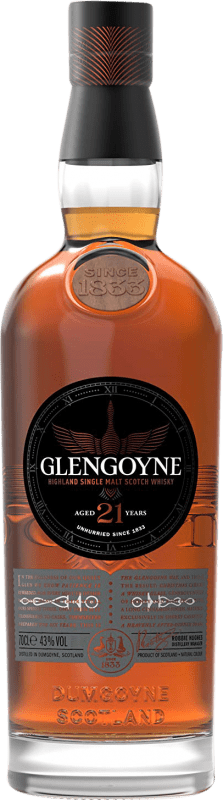 Envoi gratuit | Whisky Single Malt Glengoyne Royaume-Uni 21 Ans 70 cl