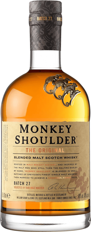 32,95 € | Виски из одного солода Grant & Sons Monkey Shoulder Объединенное Королевство 70 cl