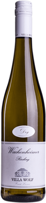 Envío gratis | Vino Blanco Villa Wolf Wachenheimer Dry — Seco Q.b.A. Pfälz Rheinhessen Alemania Riesling 75 cl