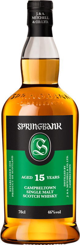 55,95 € Free Shipping | Single Malt Whisky Springbank 15 Years