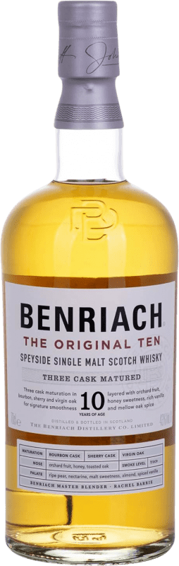 Free Shipping | Whisky Single Malt The Benriach Single Malt United Kingdom 10 Years 70 cl