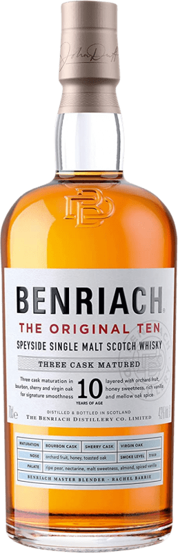 Free Shipping | Whisky Single Malt The Benriach Single Malt United Kingdom 10 Years 70 cl