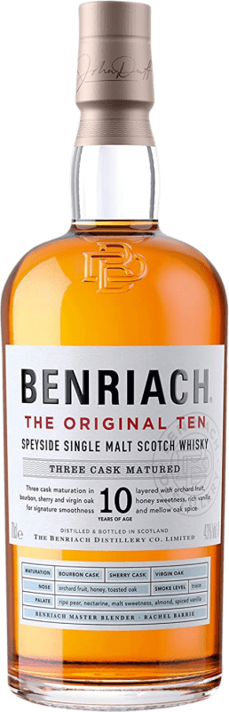 Бесплатная доставка | Односолодовый виски The Benriach Объединенное Королевство 10 Лет 70 cl