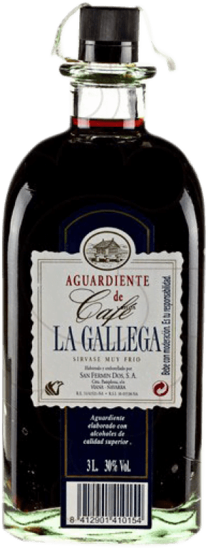 42,95 € | Eau-de-vie La Gallega Licor de Café Espagne Bouteille Jéroboam-Double Magnum 3 L