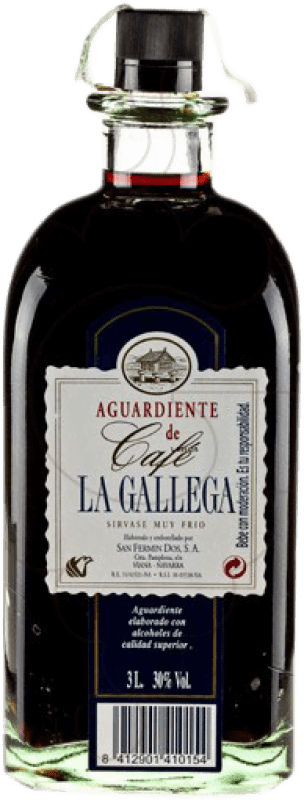 42,95 € | Orujo Aguardiente La Gallega Café España Botella Jéroboam-Doble Mágnum 3 L
