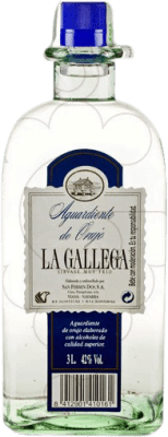 Tresterbrand Orujo La Gallega Doppelmagnum Jeroboam-Flasche 3 L
