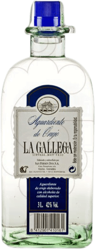 46,95 € | Eau-de-vie La Gallega Espagne Bouteille Jéroboam-Double Magnum 3 L