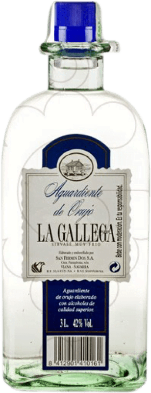 Free Shipping | Pomace Brandy La Gallega Spain Jéroboam-Double Magnum Bottle 3 L