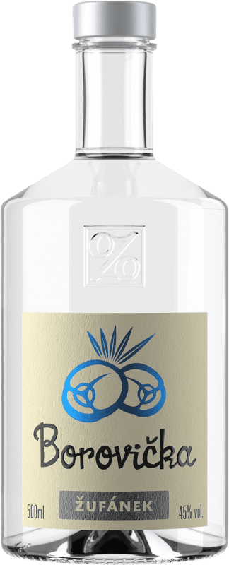 Envoi gratuit | Eau-de-vie Ziegler Borovicka Slovaquie Bouteille Medium 50 cl