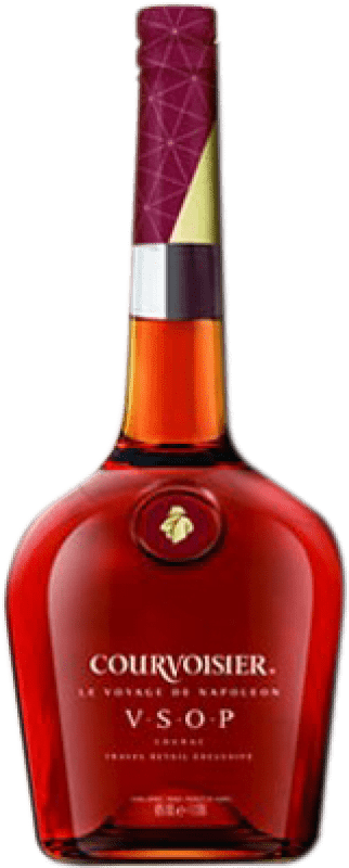 Envio grátis | Cognac Conhaque Courvoisier Le Voyage Very Superior Old Pale VSOP França 1 L