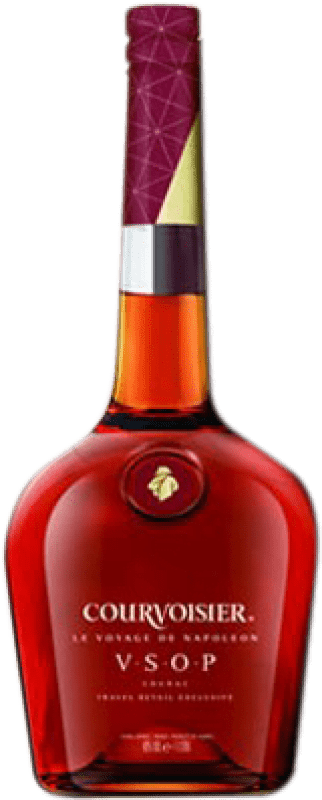 Envío gratis | Coñac Courvoisier Le Voyage VSOP Very Superior Old Pale — Muy Superior Viejo A.O.C. Cognac Francia 1 L