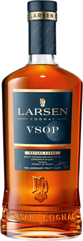 61,95 € Envoi gratuit | Cognac Larsen Blue — Édition Bleue VSOP Very Superior Old Pale — Très Supérieur Vieux