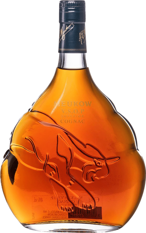 36,95 € Envio grátis | Conhaque Cognac Meukow VSOP Very Superior Old Pale — Muito Superior Velho A.O.C. Cognac