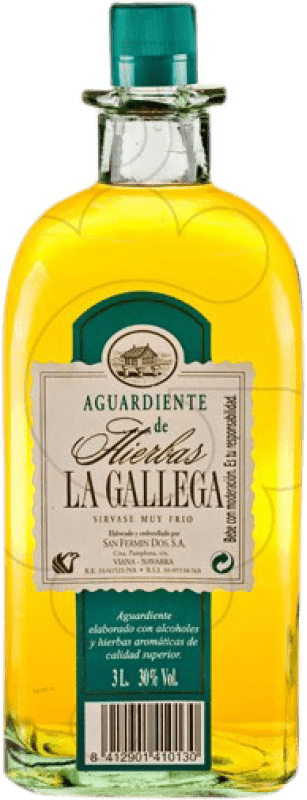 送料無料 | ハーブリキュール La Gallega スペイン ジェロボアム・ダブルマグナムボトル 3 L