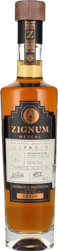 66,95 € | Mezcal Zignum Añejo Mexico Bottle 75 cl