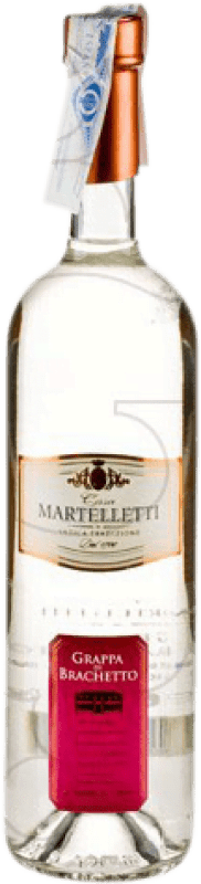 Envio grátis | Aguardente Grappa Martelleti Brachetto Itália 70 cl