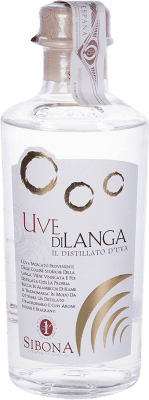 Envio grátis | Grappa Sibona Uvedilanga Itália Garrafa Medium 50 cl
