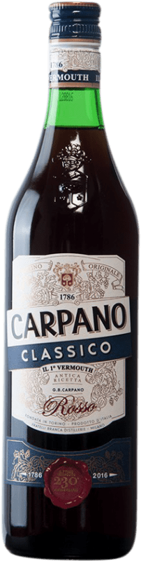 Envoi gratuit | Vermouth Carpano Classico Italie 1 L