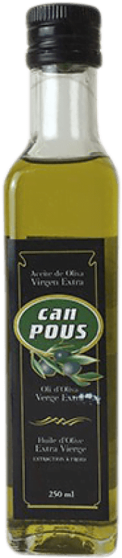 Envio grátis | Azeite de Oliva Can Pous AOVE Virgem Extra Espanha Garrafinha 25 cl