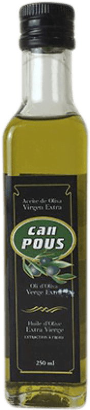 Envio grátis | Azeite de Oliva Can Pous Espanha Garrafa Pequena 25 cl