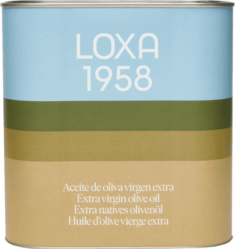 免费送货 | 橄榄油 Loxa EVOO 特级初榨 西班牙 特殊罐 2,5 L