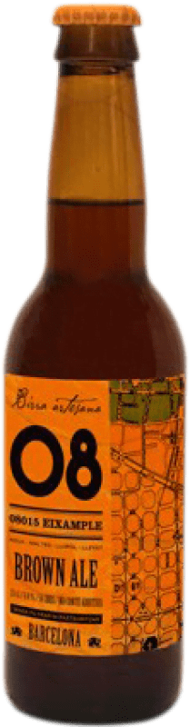 Spedizione Gratuita | Birra Birra Artesana 08 Eixample Brown Ale Spagna Bottiglia Terzo 33 cl