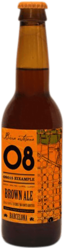 Free Shipping | Beer Birra Artesana 08 Eixample Brown Ale Spain Third-Liter Bottle 33 cl Free Shipping | Beer Birra Artesana 08 Eixample Brown Ale Spain Third-Liter Bottle 33 cl