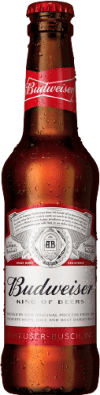 Envío gratis | Cerveza Budweiser Estados Unidos Botellín Tercio 33 cl