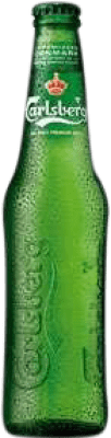 Free Shipping | Beer Carlsberg Denmark Third-Liter Bottle 33 cl