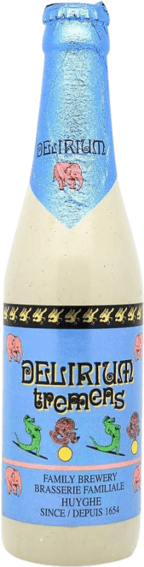 Kostenloser Versand | Bier Delirium Tremens Belgien Drittel-Liter-Flasche 33 cl