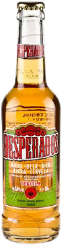 Kostenloser Versand | Bier Desperados Frankreich Drittel-Liter-Flasche 33 cl