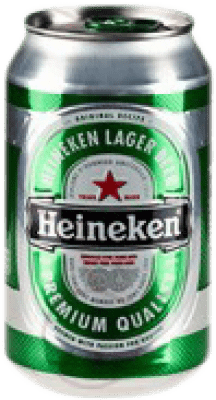 Envío gratis | Cerveza Heineken Países Bajos Lata 33 cl