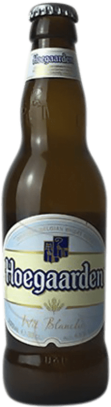 Kostenloser Versand | Bier Hoegaarden Belgien Drittel-Liter-Flasche 33 cl