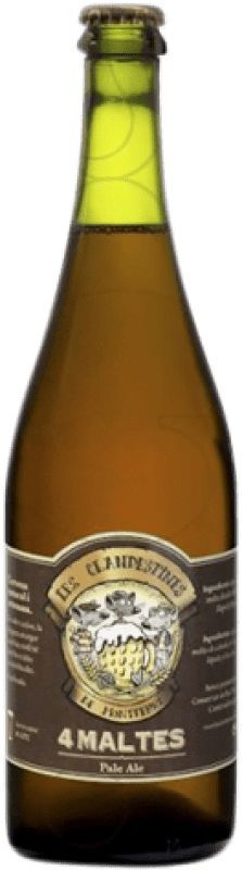 Envio grátis | Cerveja Les Clandestines 4 Maltes Espanha 75 cl