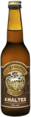 2,95 € | 啤酒 Les Clandestines 4 Maltes 西班牙 三分之一升瓶 33 cl