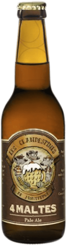 Spedizione Gratuita | Birra Les Clandestines 4 Maltes Spagna Bottiglia Terzo 33 cl