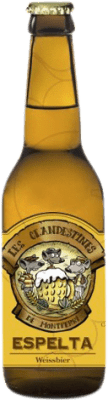 Envio grátis | Cerveja Les Clandestines Espelta Weissbier — Branca Espanha Garrafinha Terço 33 cl