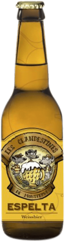 Kostenloser Versand | Bier Les Clandestines Espelta Spanien Drittel-Liter-Flasche 33 cl