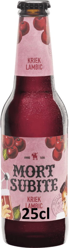 Kostenloser Versand | Bier Mort Subite. Kriek Cereza Belgien Kleine Flasche 25 cl