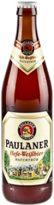 Бесплатная доставка | Пиво Paulaner Weissbier — Белое пиво Германия Средняя бутылка 50 cl