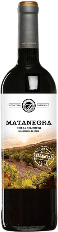 23,95 € | Red wine Pagos de Matanegra Tabaneras D.O. Ribera del Duero Castilla y León Spain Tempranillo Bottle 75 cl