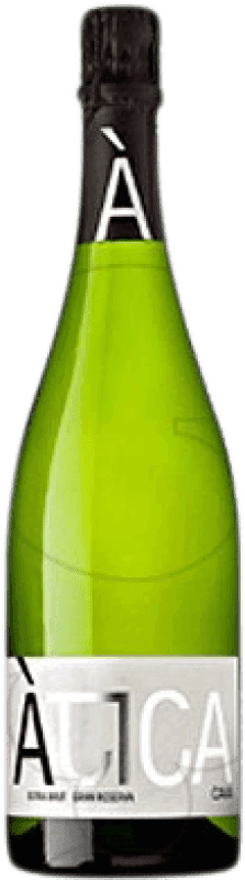 Free Shipping | White Sparkling Wine Parató Atica Extra Brut Grand Reserve — Long Barrel-Aged D.O. Cava Catalonia Spain Macabeo, Xarel·lo, Chardonnay, Parellada 75 cl