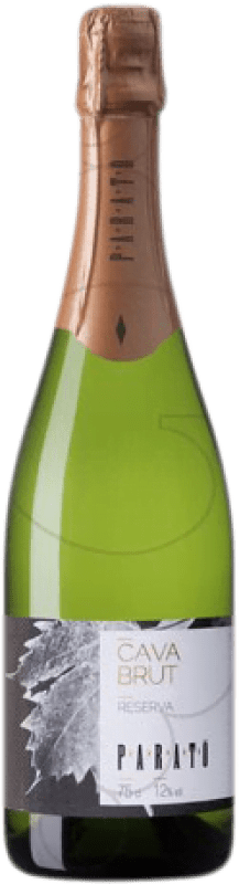 8,95 € Free Shipping | White Sparkling Wine Parató Brut Reserve — Aged D.O. Cava