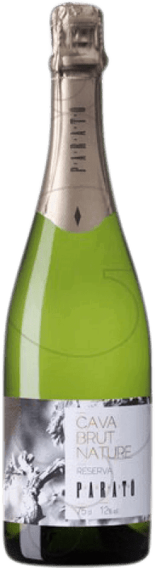 Envoi gratuit | Blanc mousseux Parató Brut Nature Réserve D.O. Cava Catalogne Espagne Macabeo, Xarel·lo, Chardonnay, Parellada 75 cl