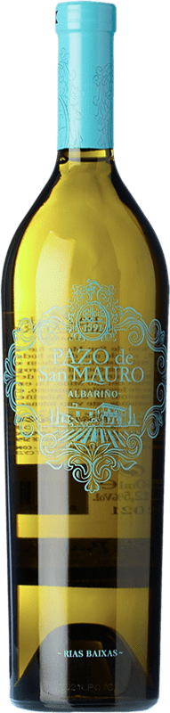 Envoi gratuit | Vin Blanc Pazo de San Mauro Jeune D.O. Rías Baixas Galice Espagne Albariño — Albarinho 75 cl