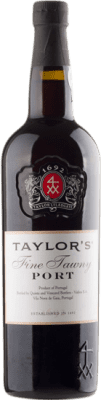 Free Shipping | Fortified wine Taylor's Fine Tawny I.G. Porto Porto Portugal Tempranillo, Touriga Franca, Touriga Nacional, Tinta Amarela, Tinta Cão, Tinta Barroca 75 cl