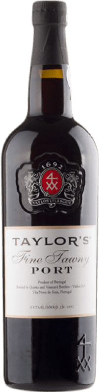 Free Shipping | Fortified wine Taylor's Fine Tawny I.G. Porto Porto Portugal Tempranillo, Touriga Franca, Touriga Nacional, Tinta Amarela, Tinta Cão, Tinta Barroca 75 cl