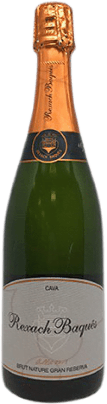 19,95 € | Белое игристое Rexach Baques брют Гранд Резерв D.O. Cava Каталония Испания Macabeo, Xarel·lo, Parellada 75 cl